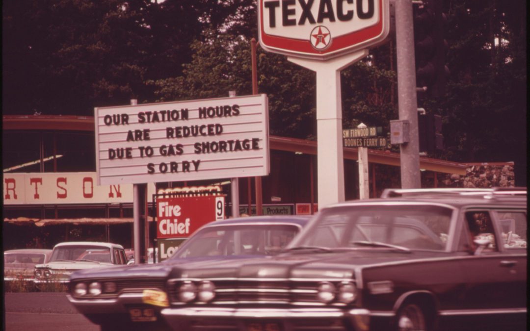 1973 Oil Crisis Gas Shortage